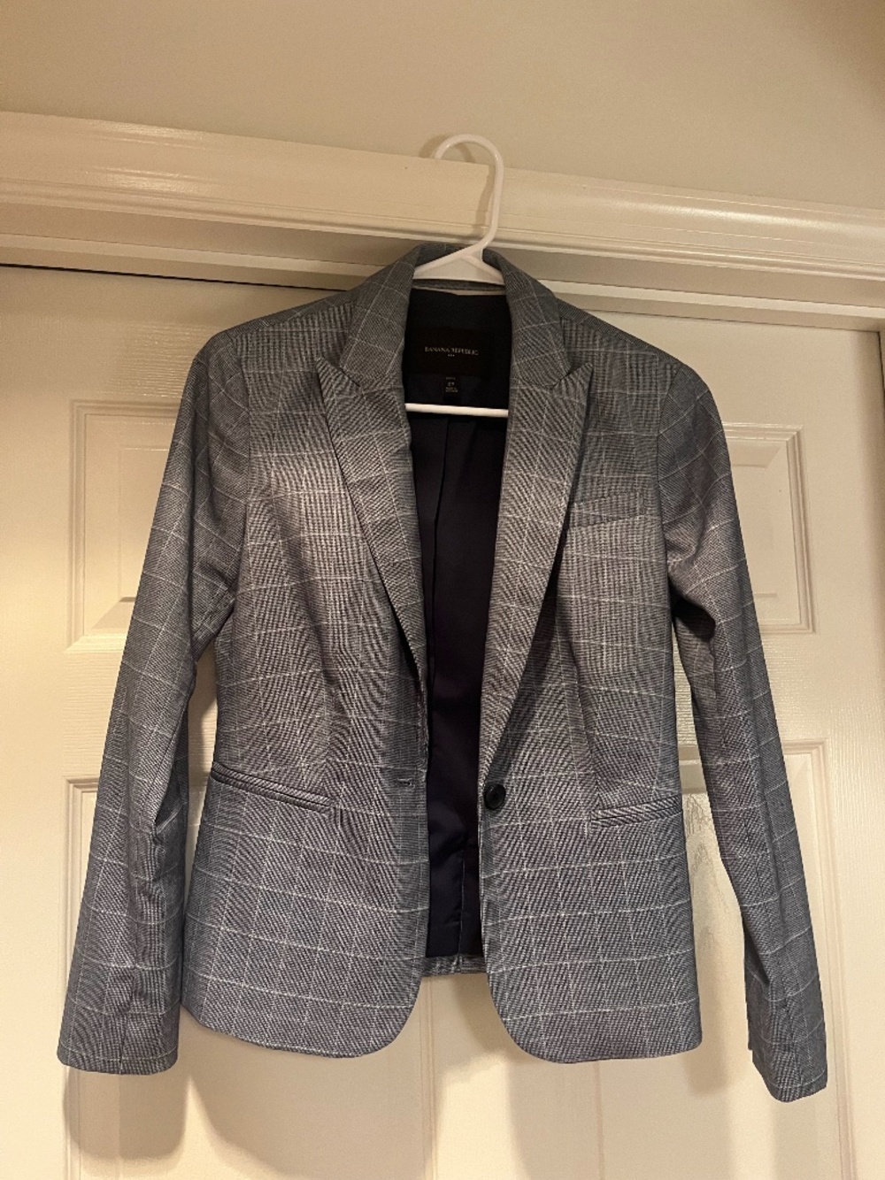 Banana Republic Factory Gray Blazer Size 00 P